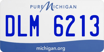 MI license plate DLM6213