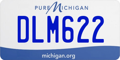 MI license plate DLM622