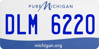 MI license plate DLM6220