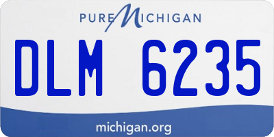 MI license plate DLM6235