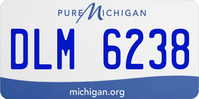 MI license plate DLM6238