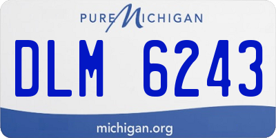 MI license plate DLM6243