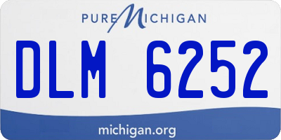 MI license plate DLM6252