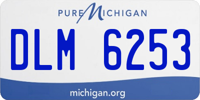 MI license plate DLM6253