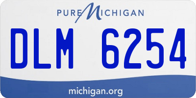 MI license plate DLM6254
