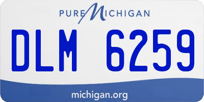 MI license plate DLM6259