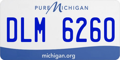 MI license plate DLM6260