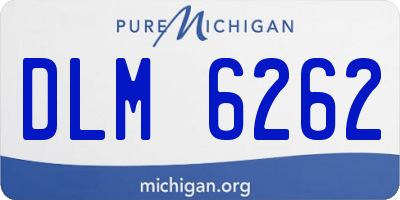MI license plate DLM6262