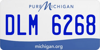 MI license plate DLM6268