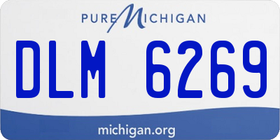 MI license plate DLM6269
