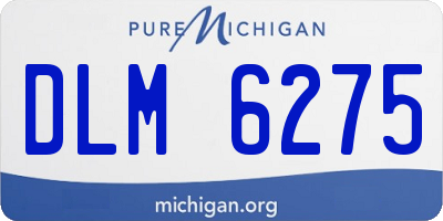 MI license plate DLM6275