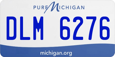 MI license plate DLM6276