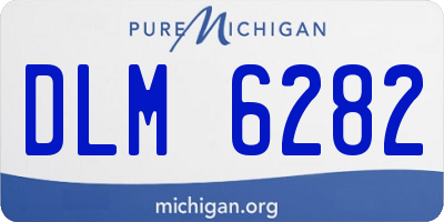 MI license plate DLM6282
