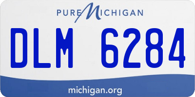 MI license plate DLM6284