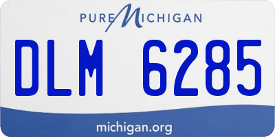MI license plate DLM6285