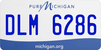 MI license plate DLM6286