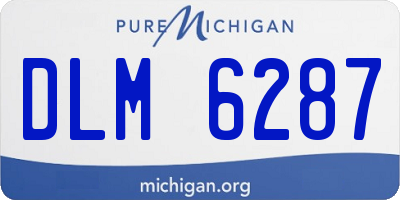 MI license plate DLM6287