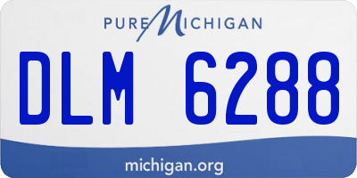 MI license plate DLM6288