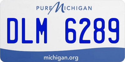 MI license plate DLM6289