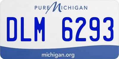 MI license plate DLM6293