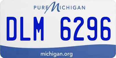 MI license plate DLM6296