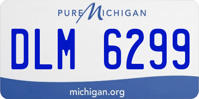 MI license plate DLM6299