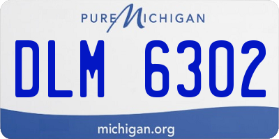 MI license plate DLM6302