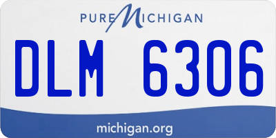 MI license plate DLM6306