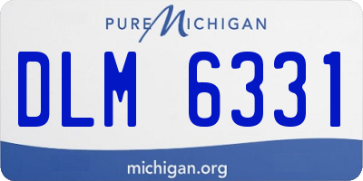 MI license plate DLM6331