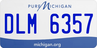 MI license plate DLM6357