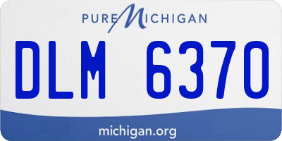MI license plate DLM6370