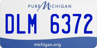 MI license plate DLM6372
