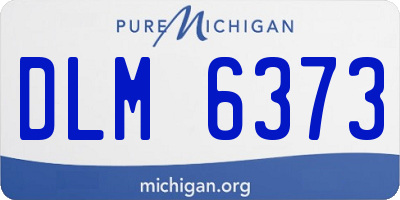 MI license plate DLM6373