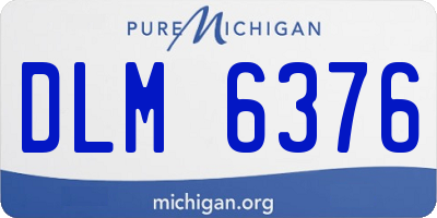 MI license plate DLM6376