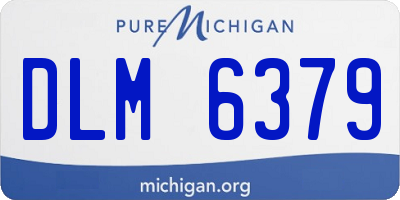 MI license plate DLM6379