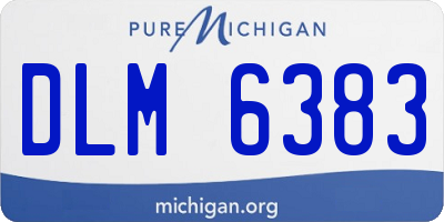 MI license plate DLM6383