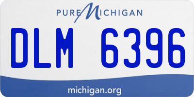 MI license plate DLM6396