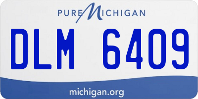 MI license plate DLM6409