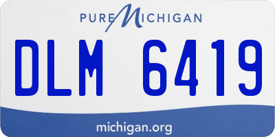MI license plate DLM6419