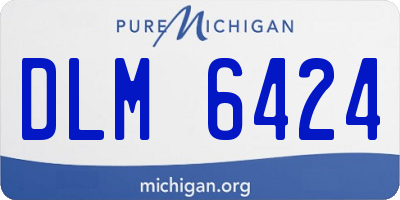 MI license plate DLM6424