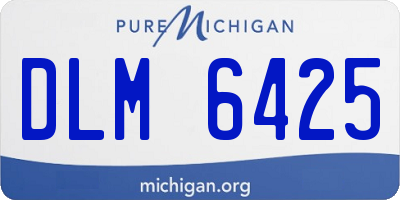 MI license plate DLM6425