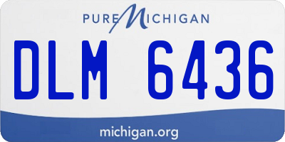 MI license plate DLM6436