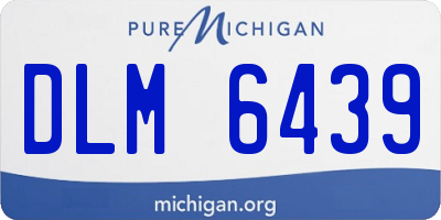MI license plate DLM6439