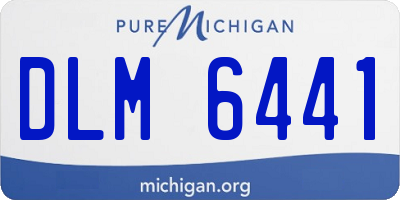 MI license plate DLM6441