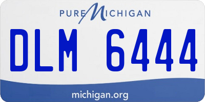 MI license plate DLM6444