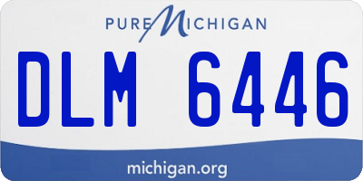 MI license plate DLM6446