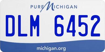 MI license plate DLM6452