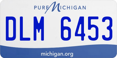 MI license plate DLM6453