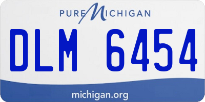 MI license plate DLM6454
