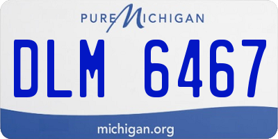 MI license plate DLM6467